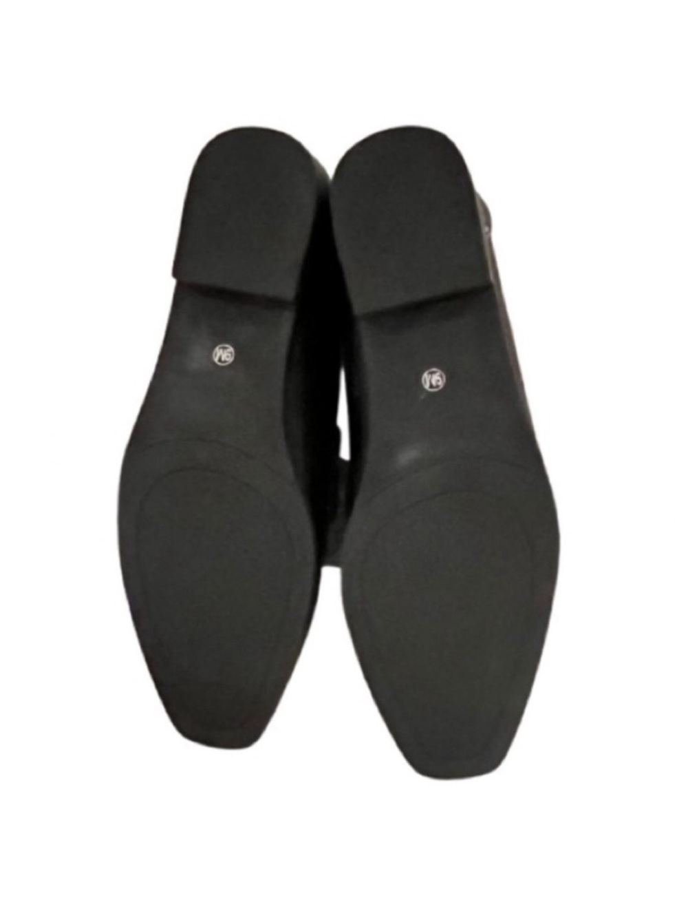 🆕- RACHEL by Rachel Roy-Classic Black Loafer with Gold Riding Bit. Size: 9 - Picture 9 of 9